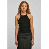 Rib Knit Top - Zwart - Acryl Viscose Nylon