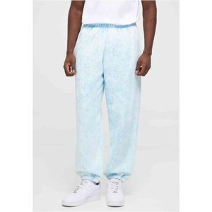 Urban Classics - Towel Washed Heren joggingbroek - Blauw