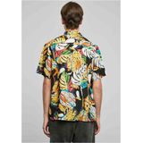 Overhemd - Bloemenprint - Viscose - Korte Mouwen