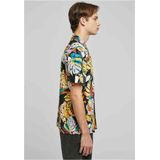 Overhemd - Bloemenprint - Viscose - Korte Mouwen