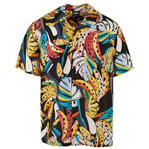 Urban Classics Viscose Aop Resort T-shirt voor heren, Toekans