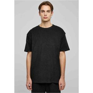 Urban Classics - Oversized Towel Heren T-shirt - Zwart