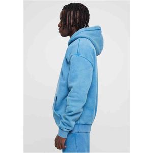 Urban Classics - Stone Washed Hoodie/trui - Blauw