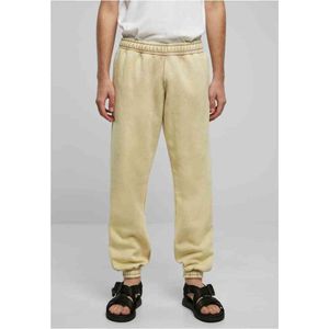 Urban Classics - Heavy Sand Washed Heren joggingbroek - Beige