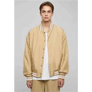 Urban Classics Light College jas heren, Effen beige