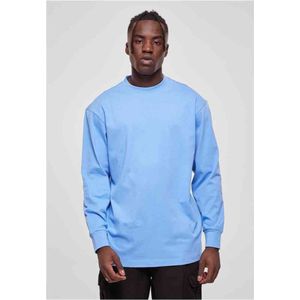 Urban Classics Tall Tee L/S T-shirt voor heren, lange mouwen, verkrijgbaar in vele verschillende kleuren, maten S tot 5XL, horizonblauw, XL