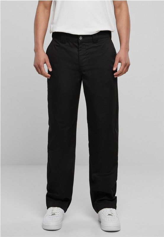 Urban Classics - Classic Workwear Broek rechte pijpen Zwart