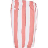 Urban Classics - Zwemshorts - Pitaja Roze - Gestreept