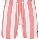 Urban Classics - Zwemshorts - Pitaja Roze - Gestreept