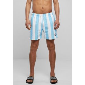 Urban Classics - Pattern - Zwemshort - Baltic Blue Bar Stripe