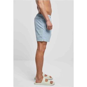 Urban Classics Zwemshort met 3 blokken voor heren, Pastel Blauw