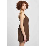 Urban Classics - Vicose - Korte Jurk - Bruin