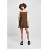 Urban Classics - Vicose - Korte Jurk - Bruin