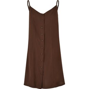 Urban Classics - Vicose - Korte Jurk - Bruin