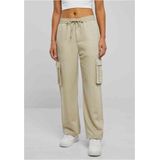 Urban Classics - Viscose Straight Leg Cargobroek - Beige