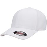 Flexfit Cool & Dry Calocks Uniseks Baseball Cap, Wit