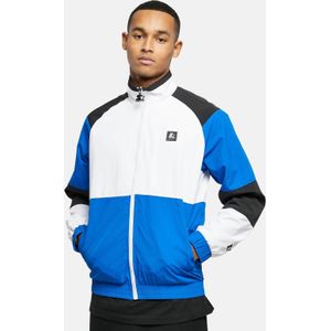 Starter - Retro Jacket - Wit/Blauw/Zwart - 100% Nylon/100% Polyester