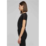 Urban Classics - Short Mesh Tee Top - Zwart