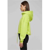 Urban Classics - Cropped Oversized Hoodie/trui - Geel