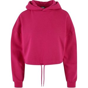 Urban Classics - Cropped Oversized Hoodie - Hibiskuspink
