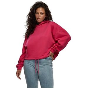 Urban Classics - Cropped Oversized Hoodie/trui - XL - Roze