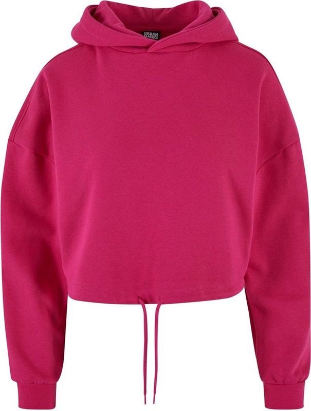 Urban Classics - Cropped Oversized Hoodie - Hibiskuspink