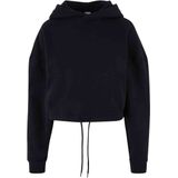 Urban Classics - Cropped Oversized Hoodie/trui - Zwart