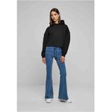 Urban Classics - Cropped Oversized Hoodie/trui - Zwart