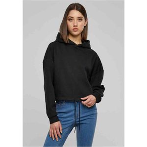 Urban Classics Oversized hoody dames sweatshirt met capuchon dames, zwart.