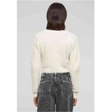Urban Classics - Tied Cropped Feather Cardigan - Beige