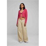 Urban Classics - Gebreid Vest - Framboos - Knitwear - V-hals