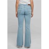 Urban Classics - Organic Low Waist Flared jeans Blauw