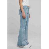 Urban Classics - Organic Low Waist Flared jeans Blauw