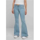 Urban Classics - Organic Low Waist Flared jeans Blauw