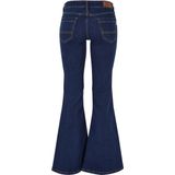 Urban Classics - Organic Low Waist Flared jeans Donkerblauw