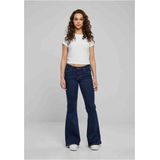 Urban Classics - Organic Low Waist Flared jeans Donkerblauw