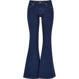 Urban Classics - Organic Low Waist Flared jeans Donkerblauw