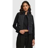 Urban Classics - Dames Vest - Tweekleurig - Cropped Puffer - Gewatteerd