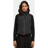 Urban Classics - Reversible Cropped Puffer Vest - Damesvest - Tweekleurig - Gewatteerd