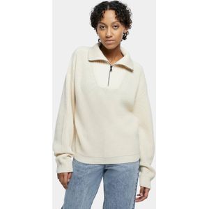 Urban Classics - Oversized Knit Troyer - Damestrui - Beige