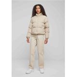 Urban Classics - Peached Jas - Korte Dames Pufferjack - Zwart - Polyester