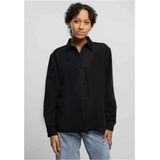 Urban Classics - Oversized Twill - Overhemd - Zwart - 68% Viscose, 32% Polyester