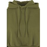 Sweater - Effen - Katoen - Capuchon met Trekkoord - Lange Mouw