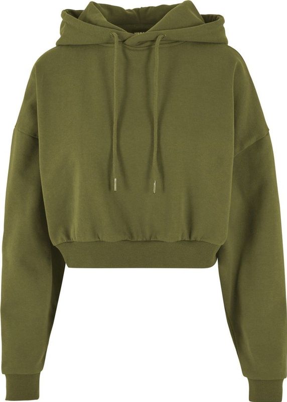 Sweater - Effen - Katoen - Capuchon met Trekkoord - Lange Mouw