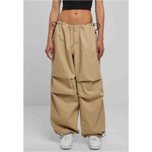 Urban Classics - Cotton Parachute Wijde broek - Beige