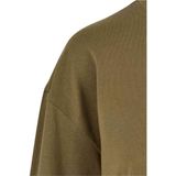 Urban Classics - Organic Oversized Longsleeve top - Olijfgroen