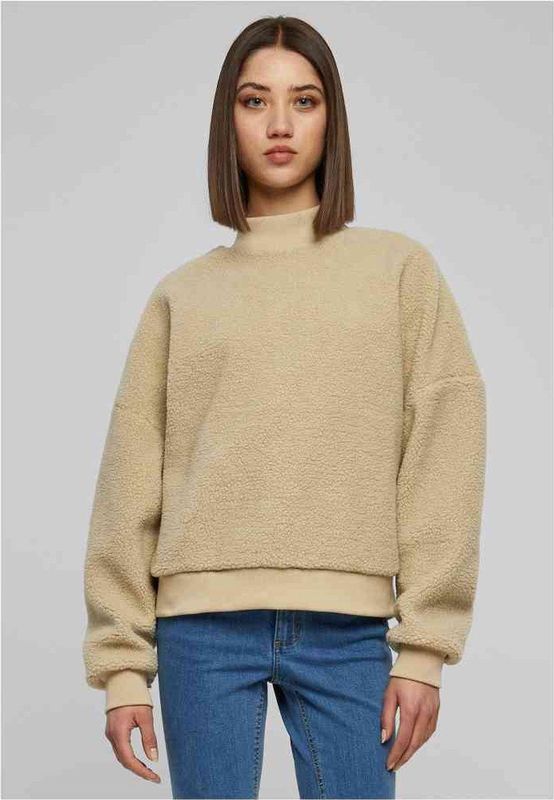 Urban Classics - Sherpa Crewneck sweater/trui - Beige