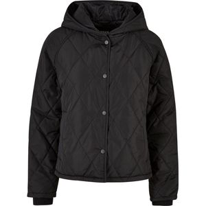 Urban Classics - Oversized Diamond Quilted Jas - Damesjack - Lichtgewicht - Polyester