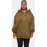 Sweatvest - Effen - Hoodie - Zacht - Ritssluiting, Kangaroo Zak