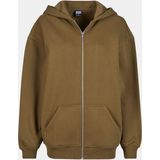 Sweatvest - Effen - Hoodie - Zacht - Ritssluiting, Kangaroo Zak